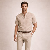 The Hillgate Men’s Casual Henley Shirt – view 2