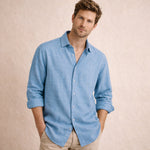 The Meadowfall Men’s Casual Loose Fit Button-Up Shirt – view 6