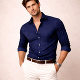 The Stratford Men’s Breathable Striped Wrinkle Resistant Shirt – view 14