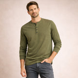 The Meadowcrest Hill Men’s Breathable Henley Shirt – view 2