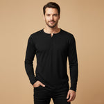 The Berkshire Men’s Casual Button Neck Henley T-Shirt – view 2