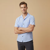 The Mayfair Men’s Relaxed Fit Textured Blend Shirt – view 2
