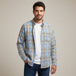 The Glenhurst Men’s Loose Fit Casual Retro Plaid Shirt – view 6