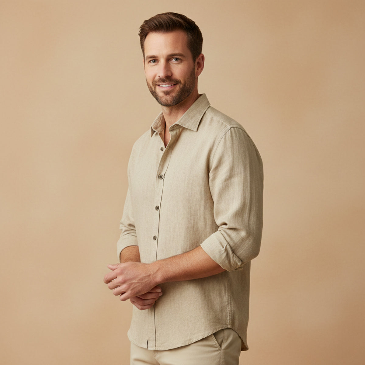 The Zurich Vintage Long Sleeve Shirt for Men – view 2