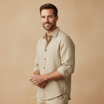 The Zurich Vintage Long Sleeve Shirt for Men – view 2