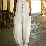 Lison | Vintage Washed Denim Dungarees – view 5