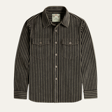 The Stratford Hill Men’s Retro Casual Button Up Striped Shirt