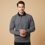 The Chelsea Men’s Long Sleeve Polo – Classic Knit Shirt – view 6