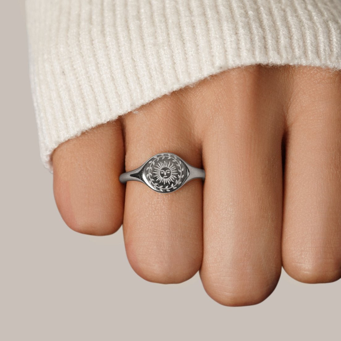 Summer Solstice Gold Ring – view 3