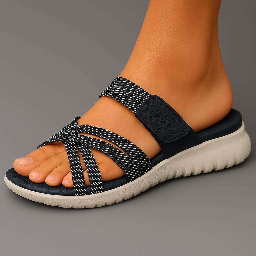 Lina Comfortable Orthopaedic Slip-On Sandals – view 2