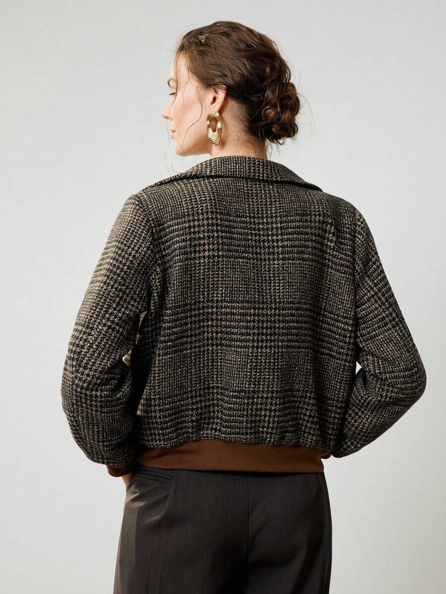 Blythe | Double-Breasted Tweed Jacket – view 5