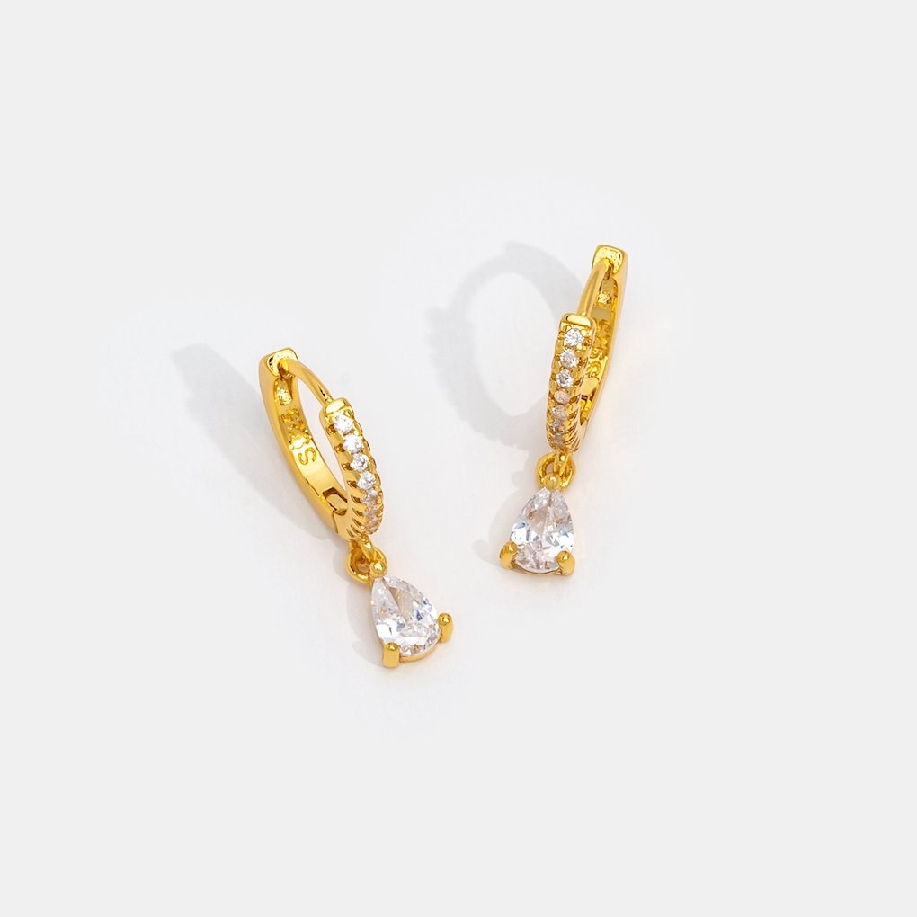 Madeleine – Silver Open Circle Earrings